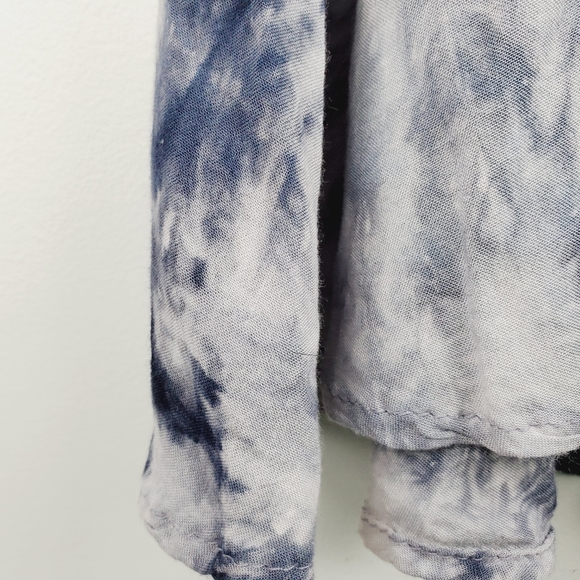 Umgee Tie Dye Keyhole Tunic Mini Dress Sz Sm - Picture 9 of 10